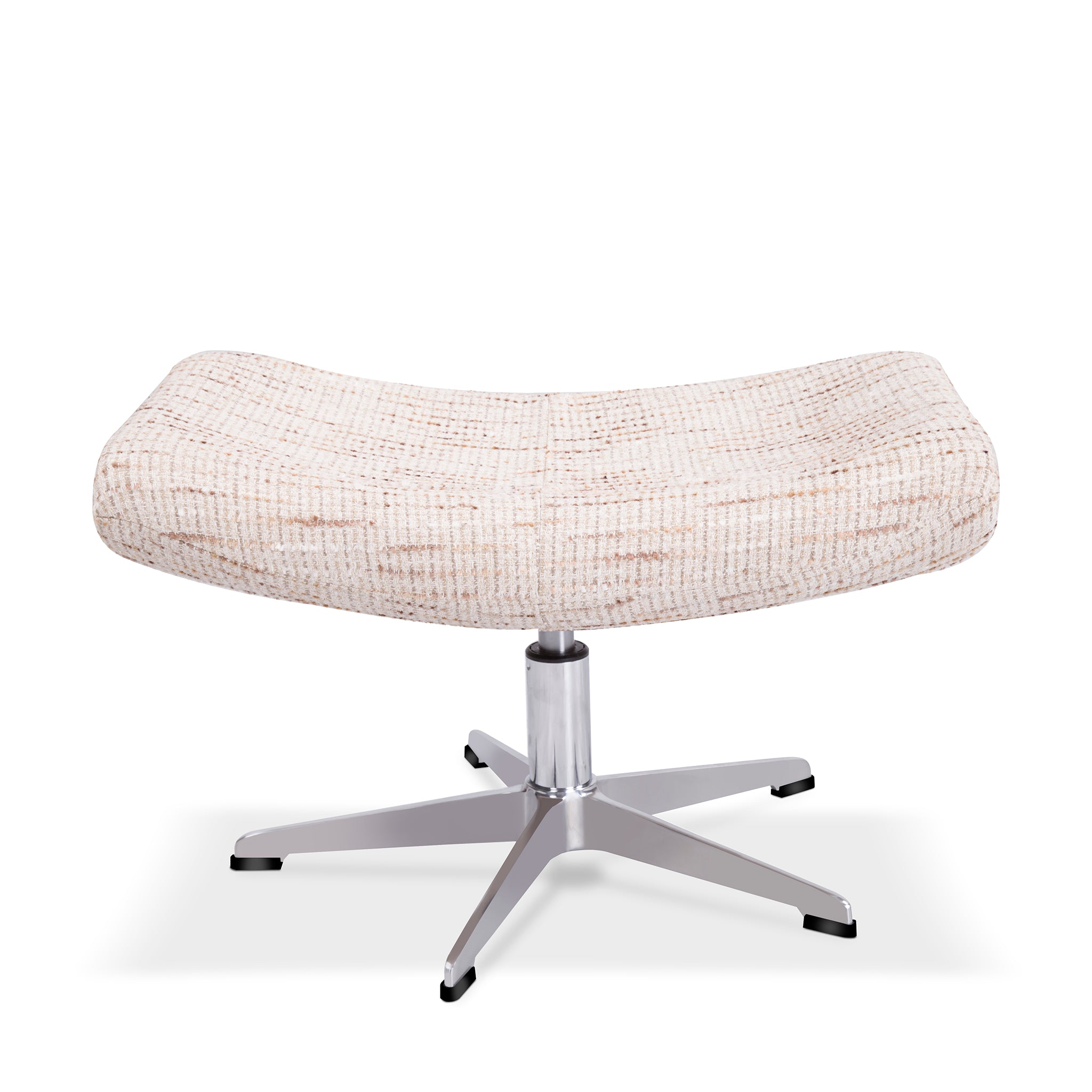 that's living xavier light chenille swivel chair & ottoman chairs