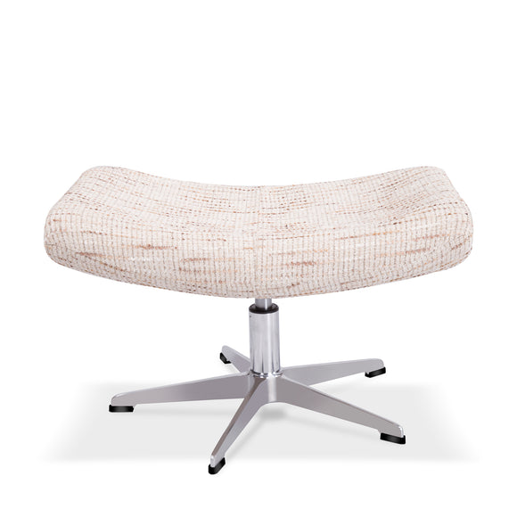 that's living xavier light chenille swivel chair & ottoman chairs