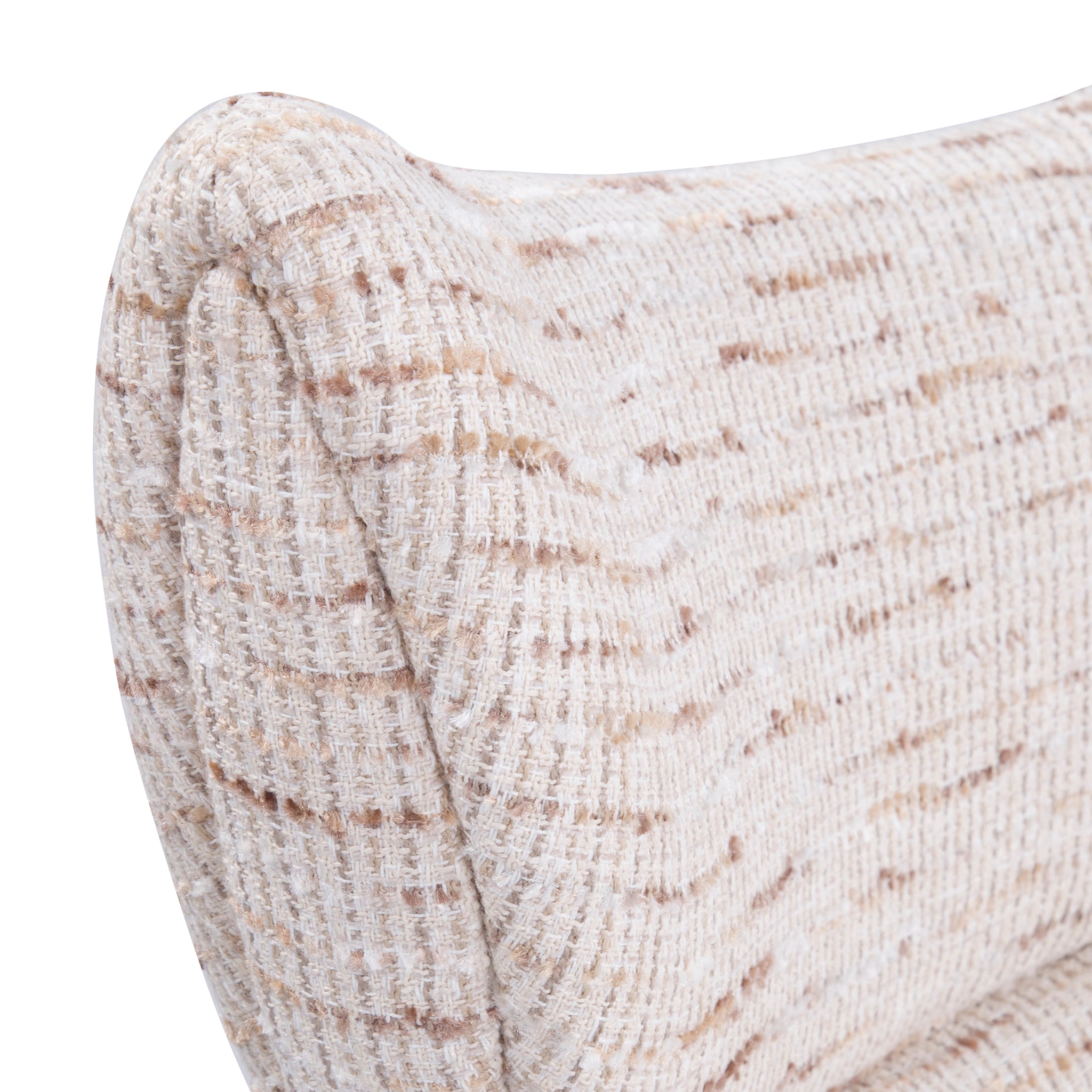 that's living xavier light chenille swivel chair & ottoman chairs
