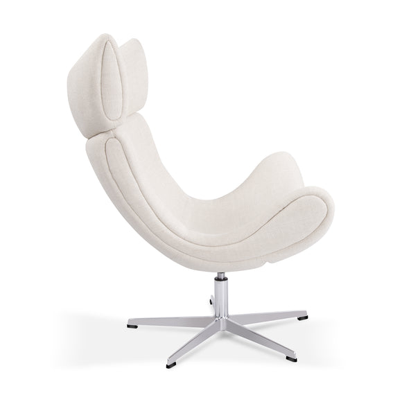 that's living xavier beige swivel chair & ottoman chairs