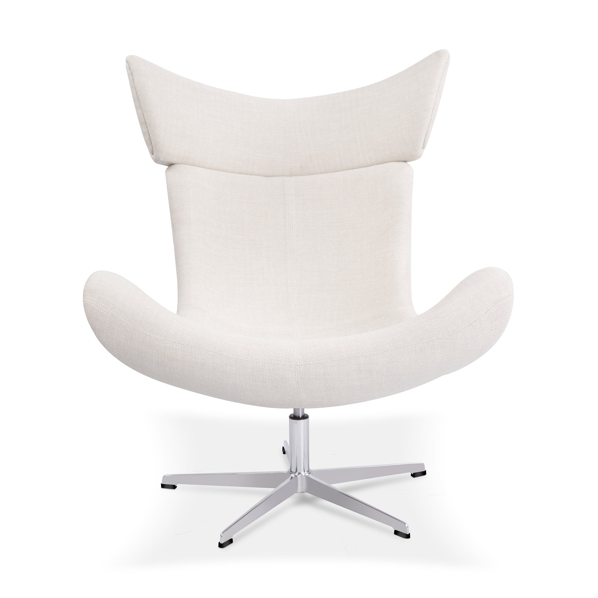 that's living xavier beige swivel chair & ottoman chairs