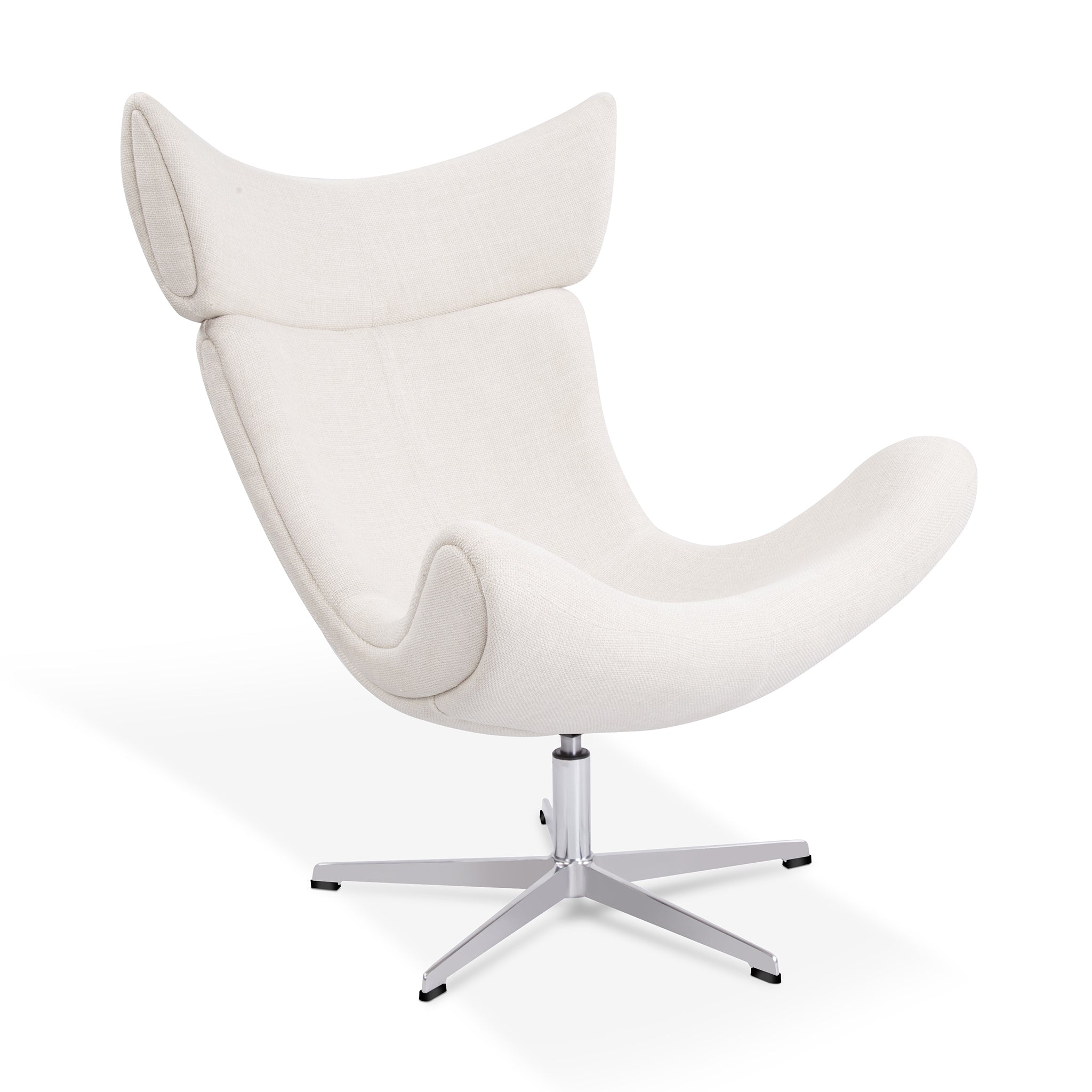 that's living xavier beige swivel chair & ottoman chairs