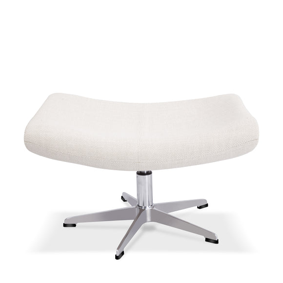 that's living xavier beige swivel chair & ottoman chairs