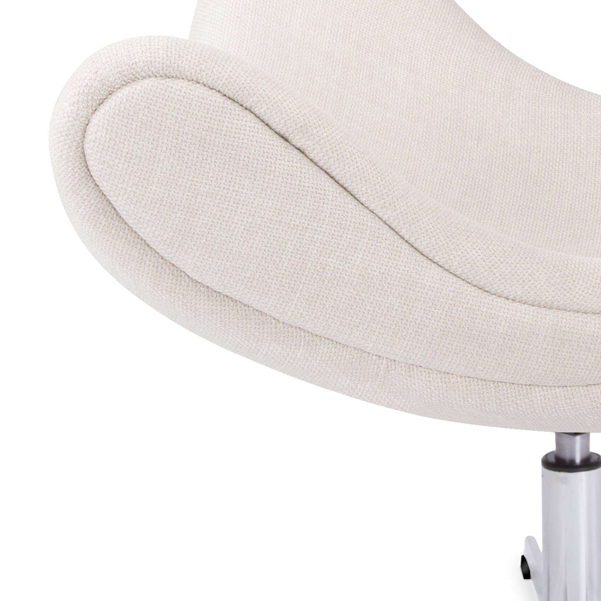 that's living xavier beige swivel chair & ottoman chairs