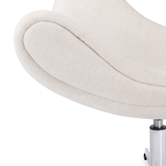 that's living xavier beige swivel chair & ottoman chairs