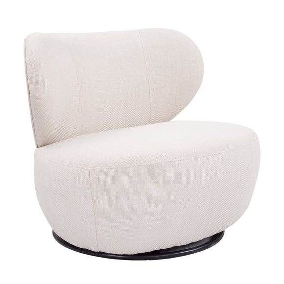 that's living houston beige chenille swivel chair chairs 