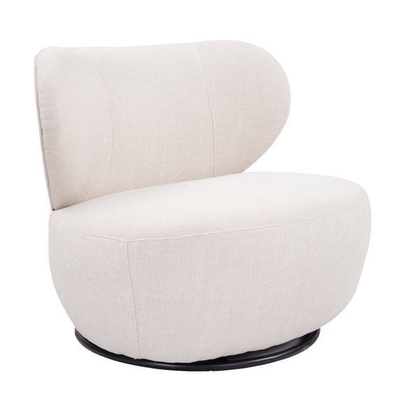 that's living houston beige chenille swivel chair chairs