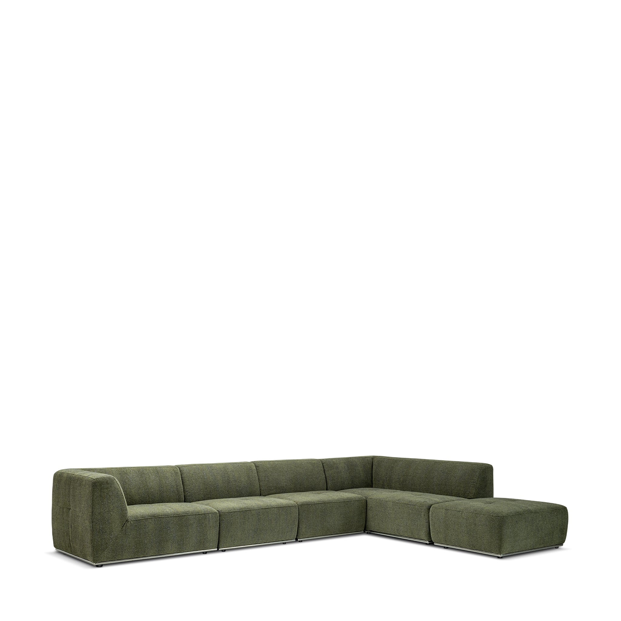 that's living new frontier moss right arm long lounge composition sectionals