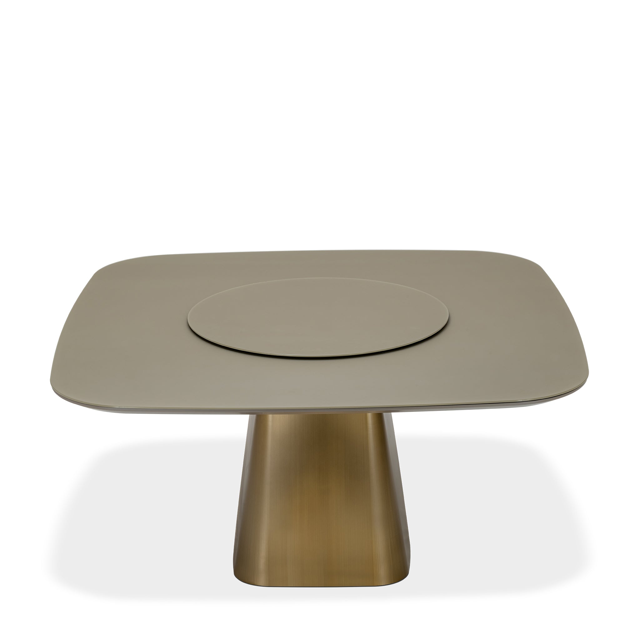 that's living kara brushed copper square dining table dining tables