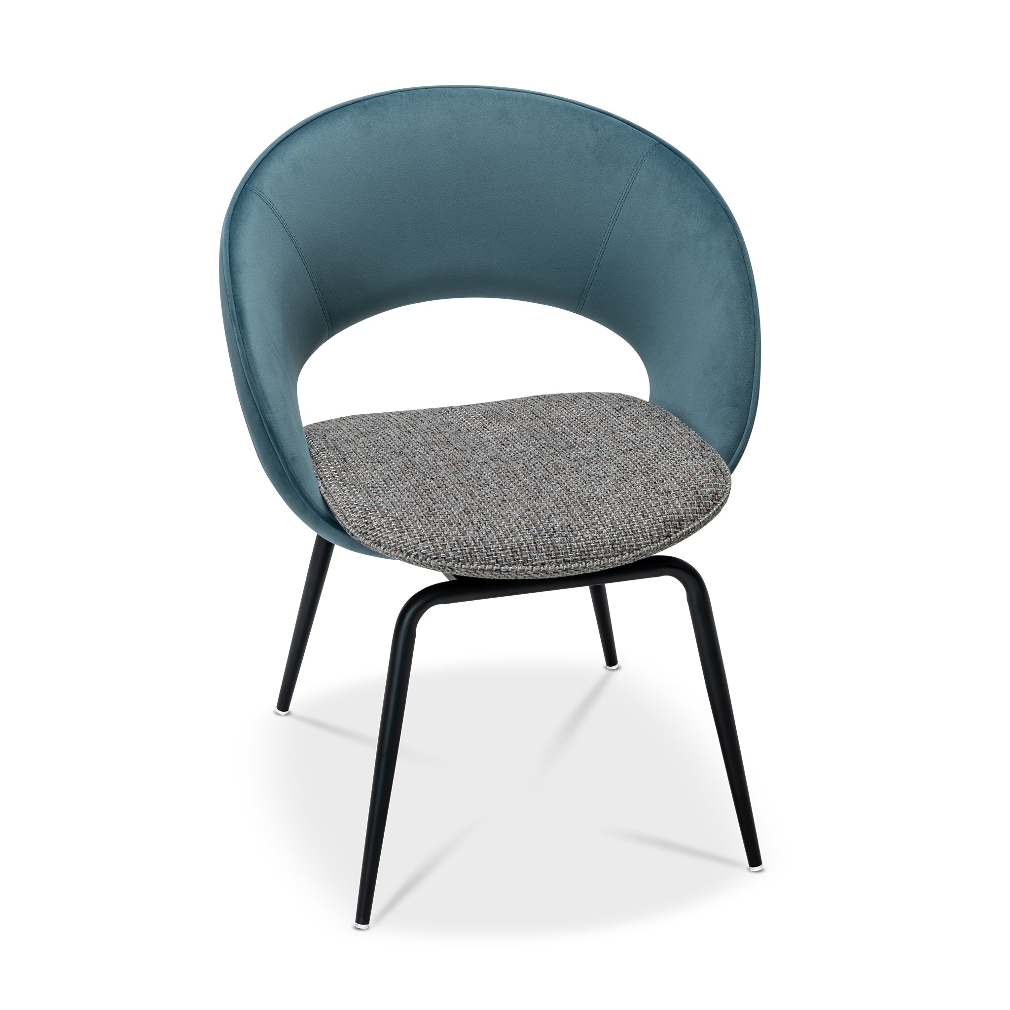 that's living alastair aqua noir dining chair dining chairs