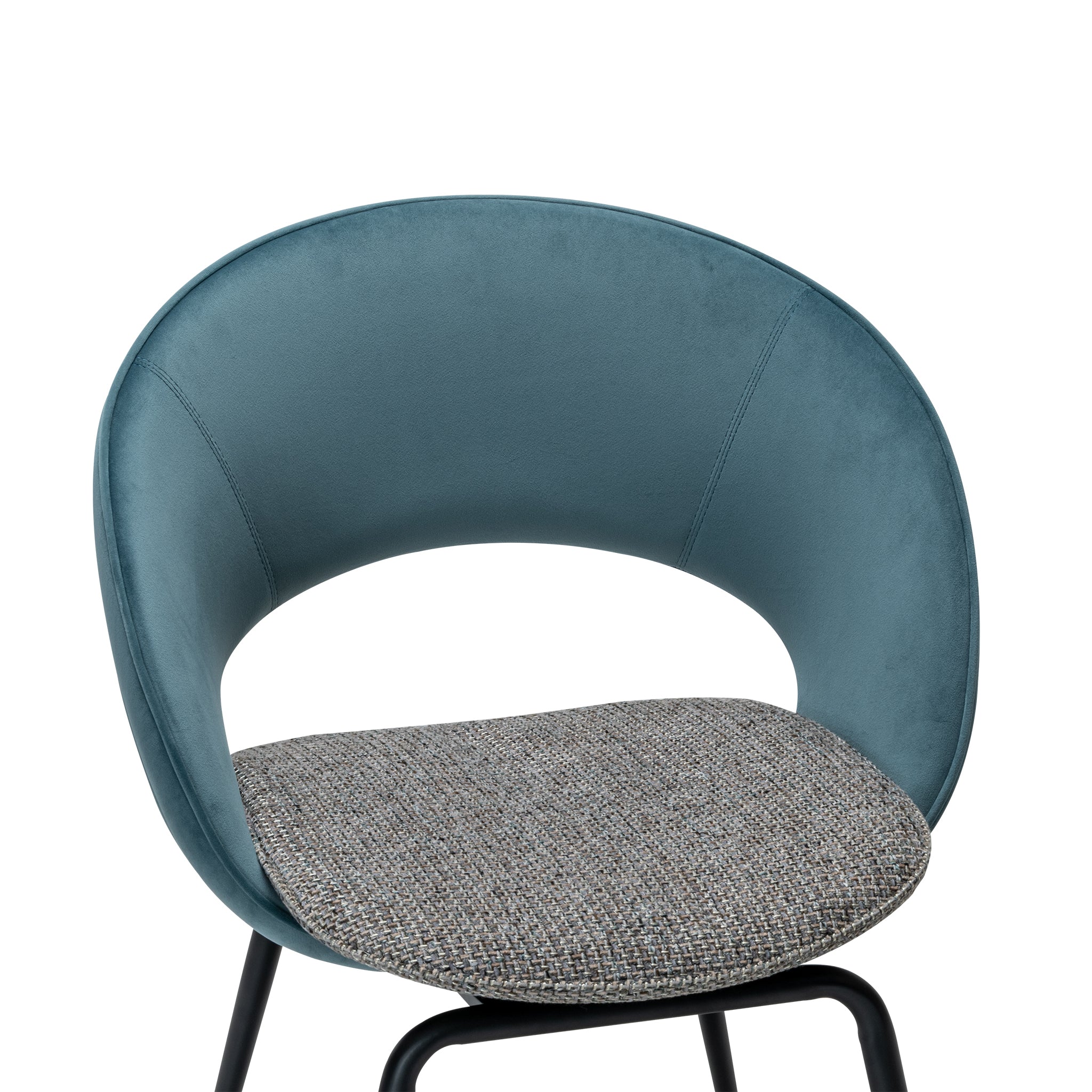 that's living alastair aqua noir dining chair dining chairs