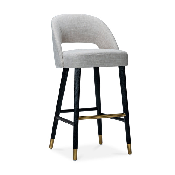 that's living sabine beige chenille barstool bar & accessories