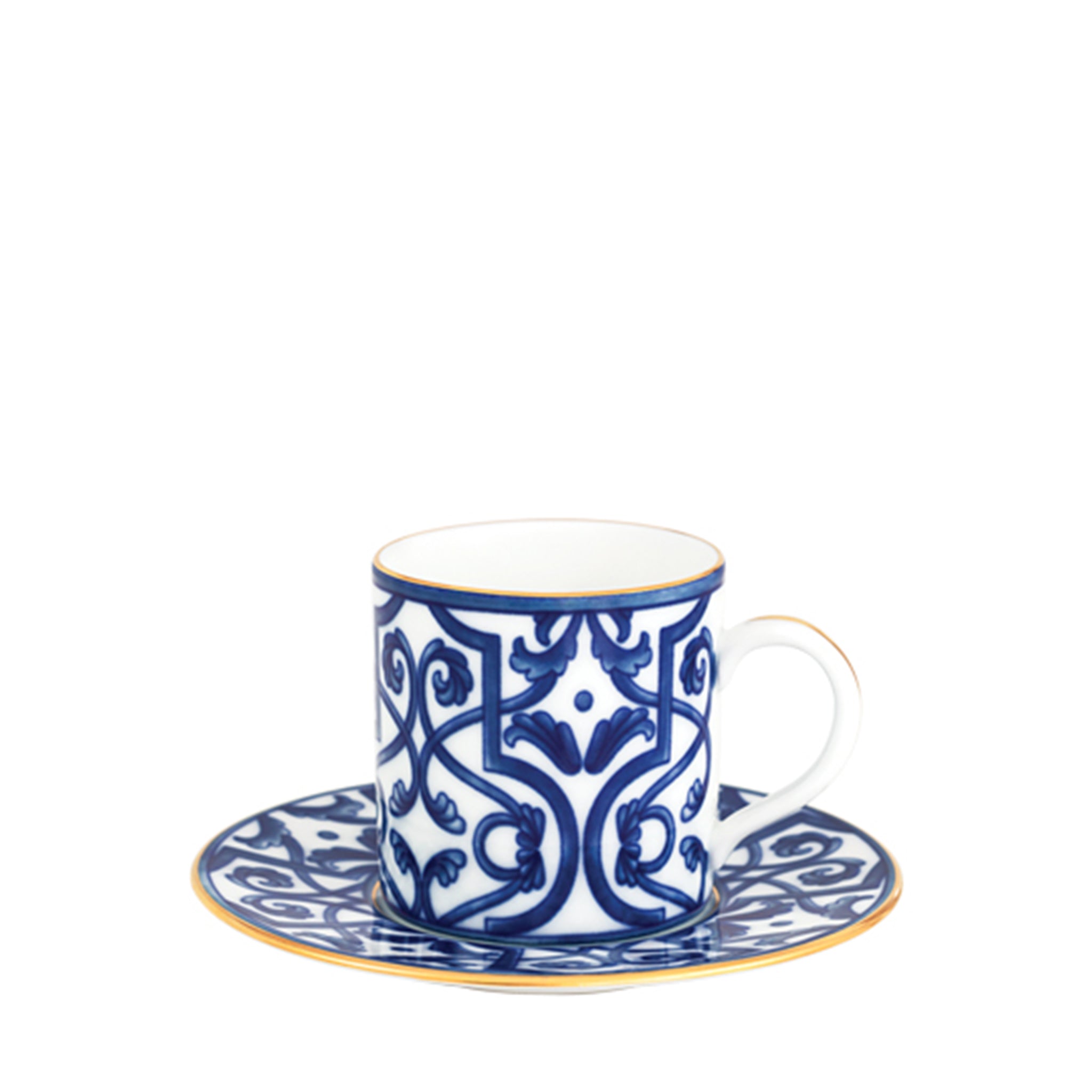 porcel blue legacy bia new set of 6 coffee cups 9cl bia & coffee saucers tea & coffee