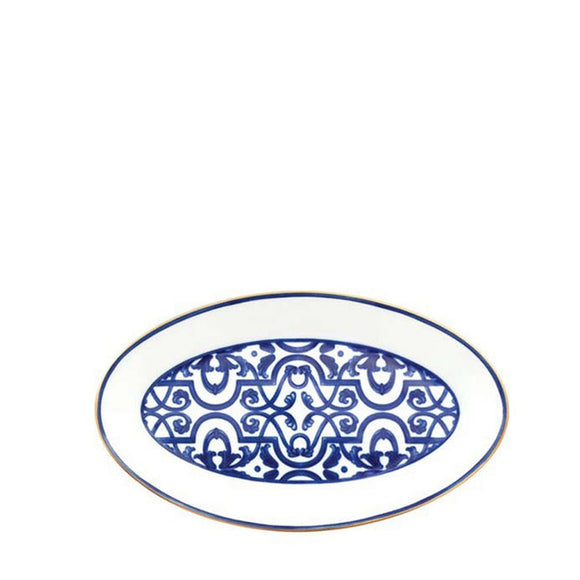 porcel blue legacy oval pickle dish 22cm serving platters 