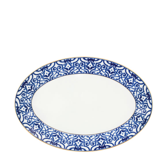 porcel blue legacy myth new oval platter 39cm serving platters 
