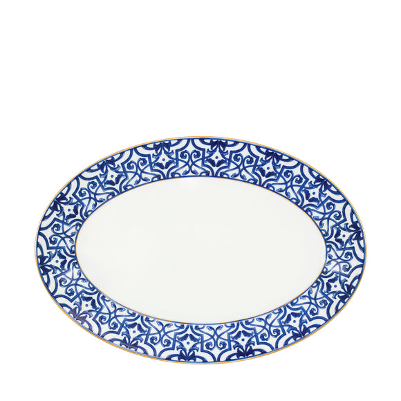 porcel blue legacy myth new oval platter 39cm serving platters