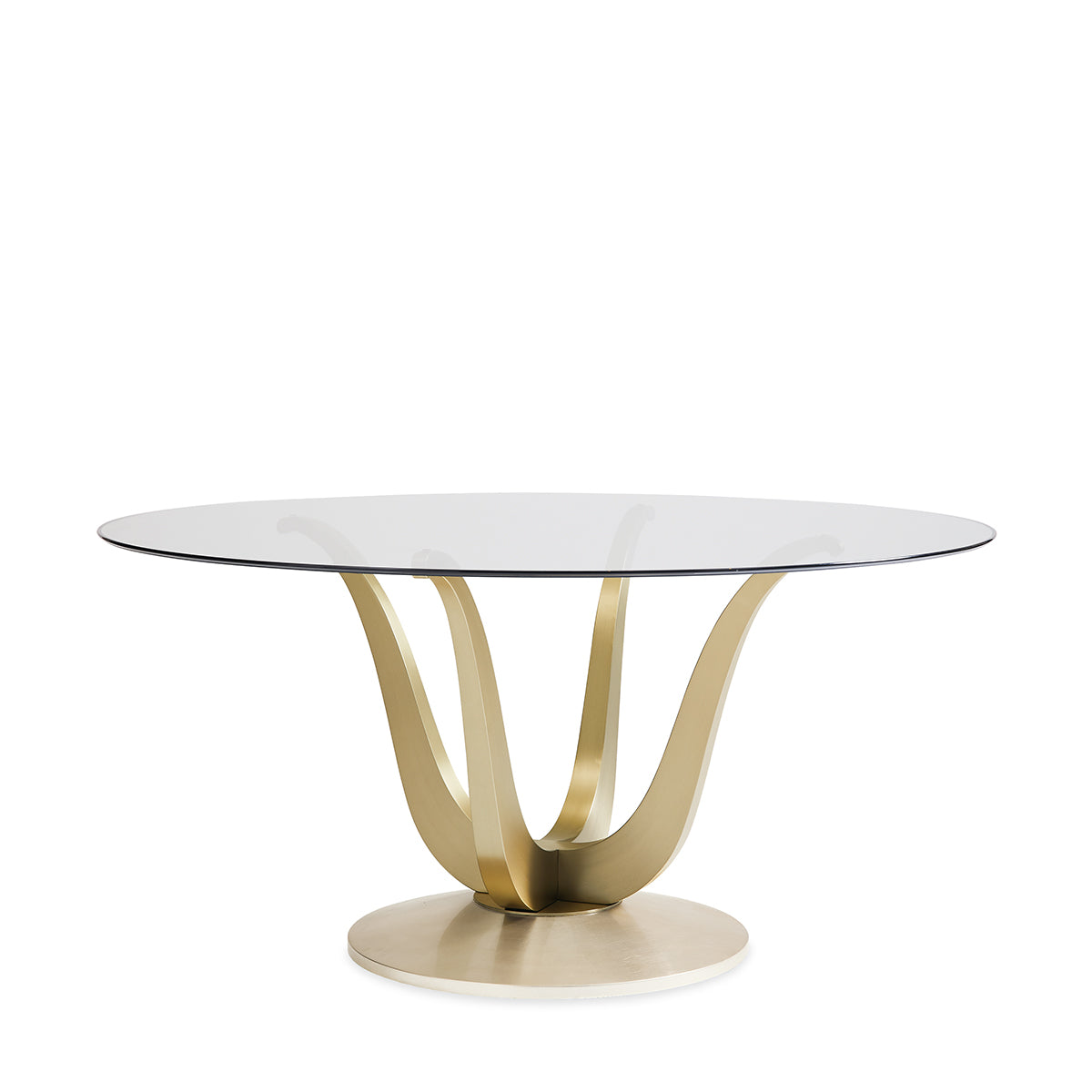 caracole rounding up  table base dining tables