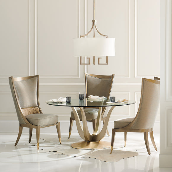 caracole rounding up dining tables