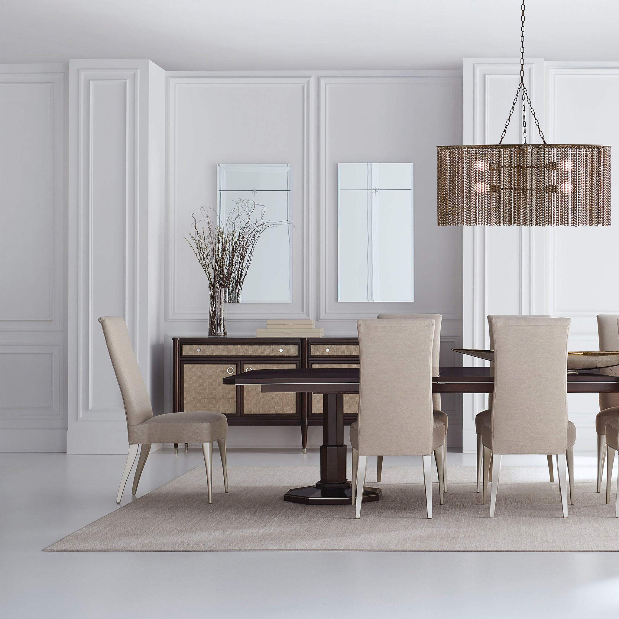 caracole socially acceptable dining chairs