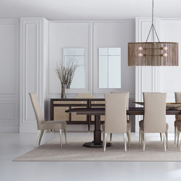caracole socially acceptable dining chairs