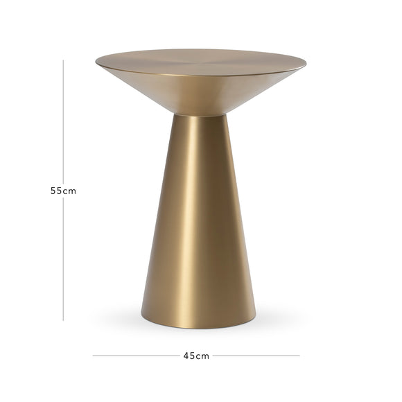 that's living rounding brass petite end table end tables