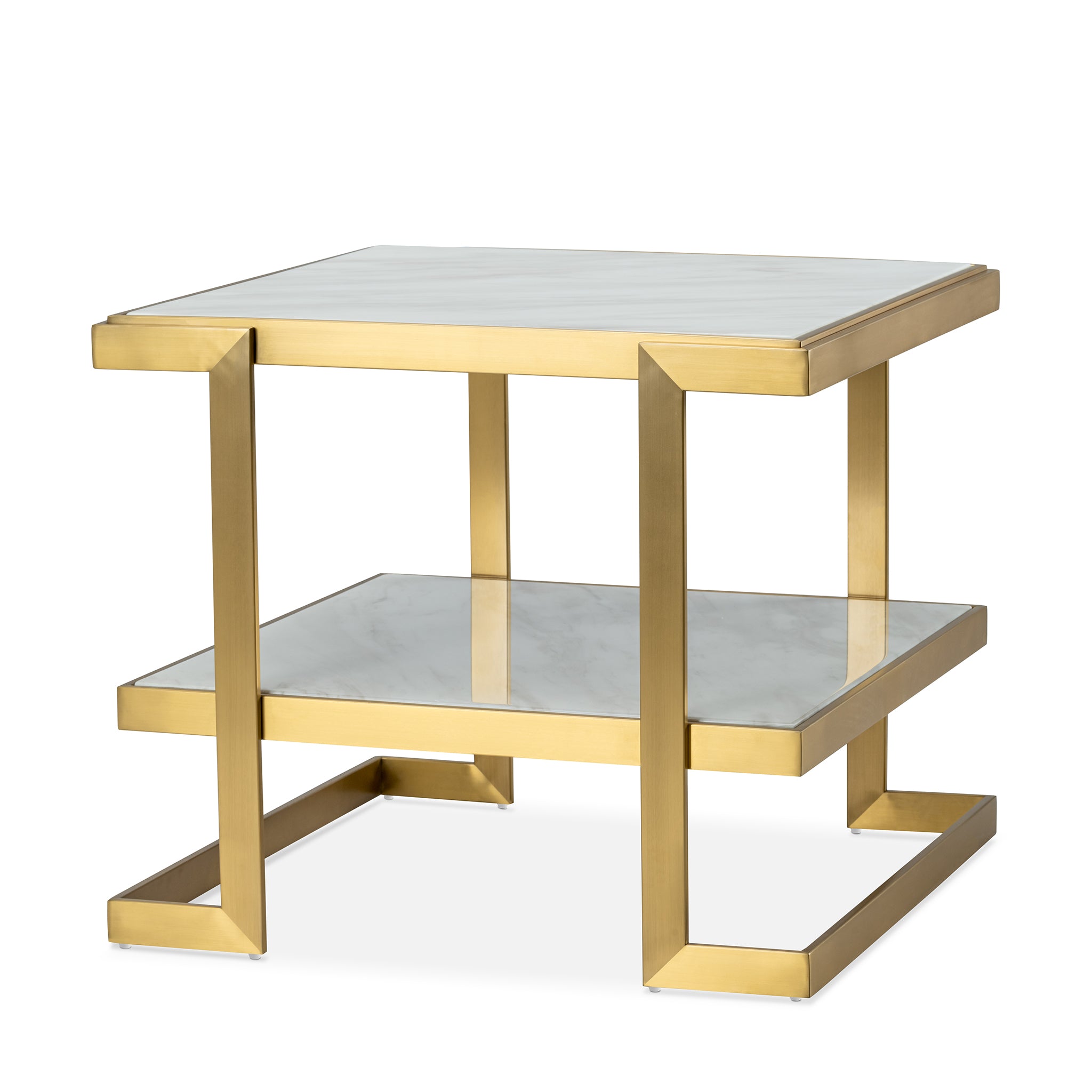 that's living barclay bianco brass end table end tables