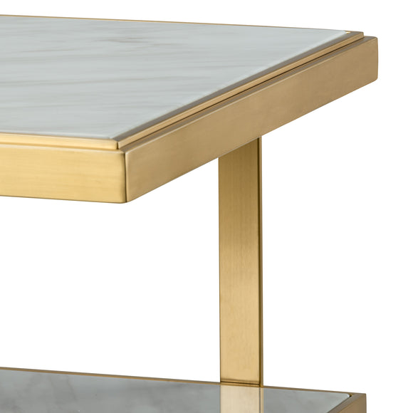 that's living barclay bianco brass end table end tables