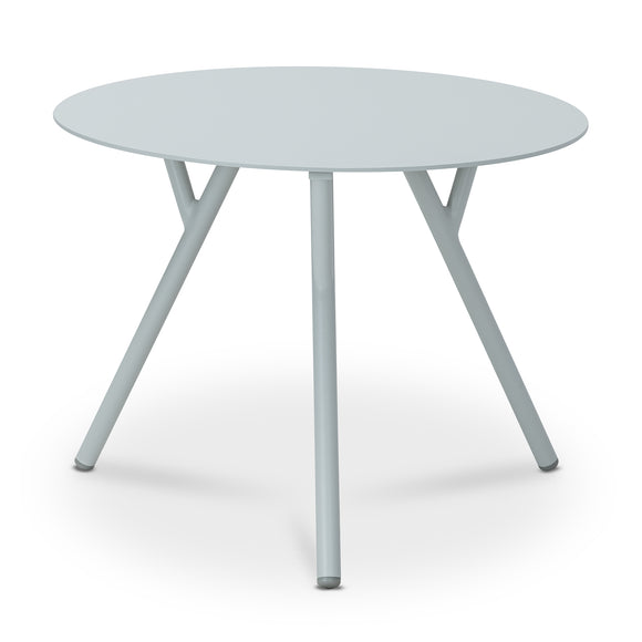 that's living outdoor alum grey tree side table - large outdoor side tables 