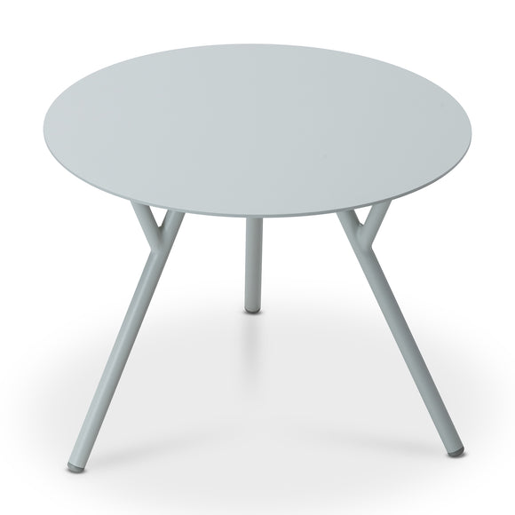 that's living outdoor alum grey tree side table - large outdoor side tables 