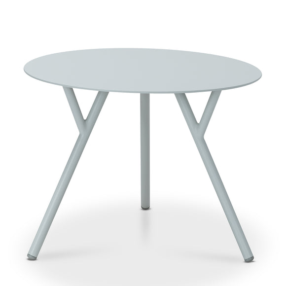 that's living outdoor alum grey tree side table - large outdoor side tables 