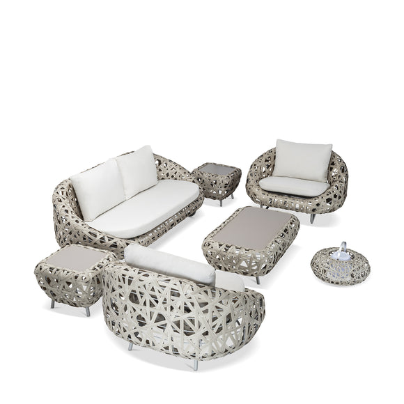 that's living outdoor curl sitting 8-pc set outdoor sofas & sectionals
