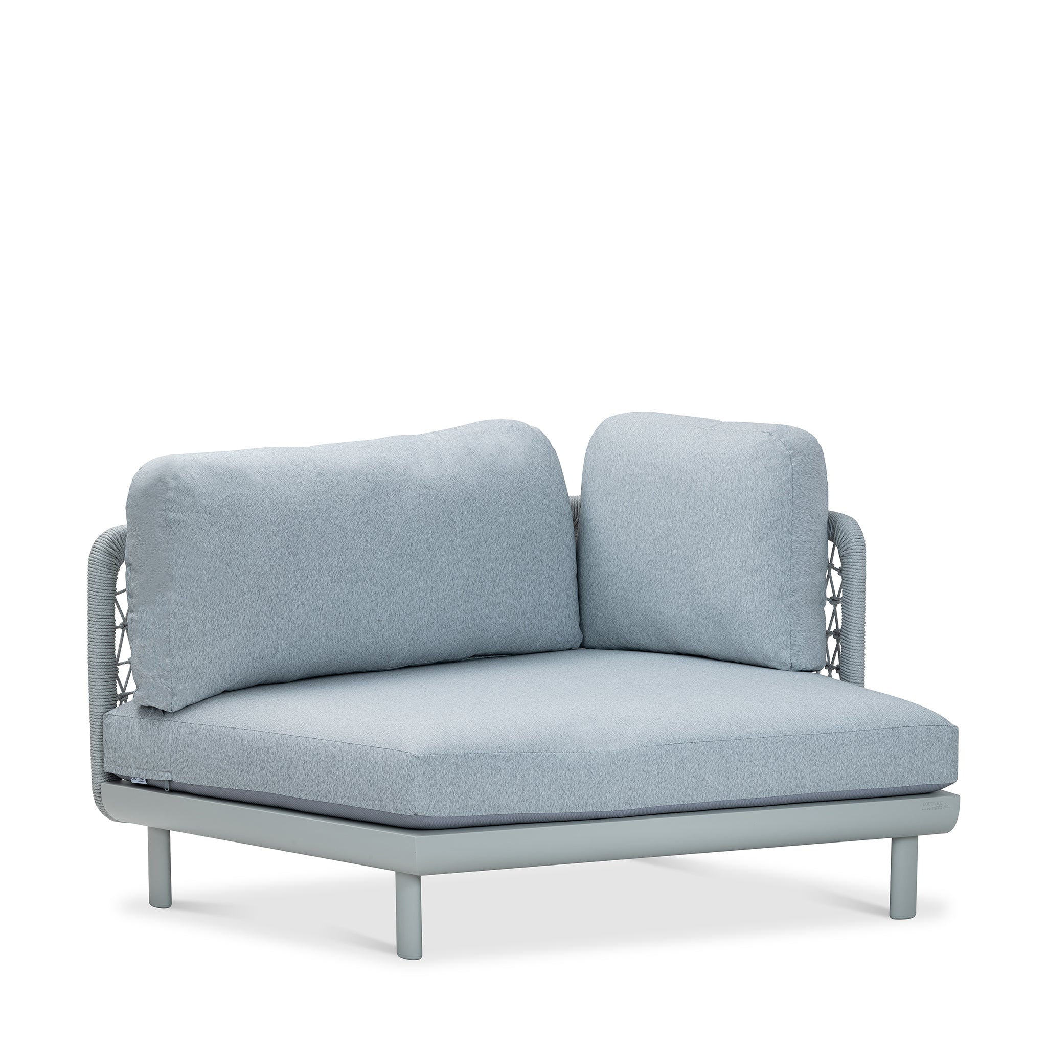that's living outdoor club 3-pc round corner sofa outdoor sofas & sectionals