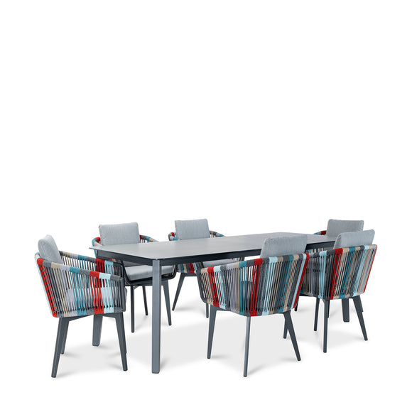 that's living outdoor diva 7-pc dining set outdoor dining sets