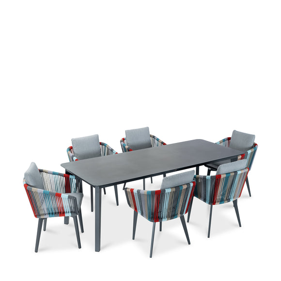 that's living outdoor diva 7-pc dining set outdoor dining sets