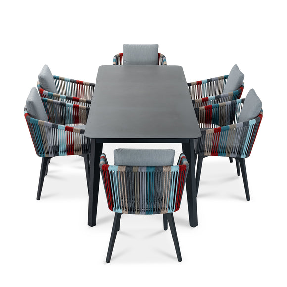 that's living outdoor diva 7-pc dining set outdoor dining sets