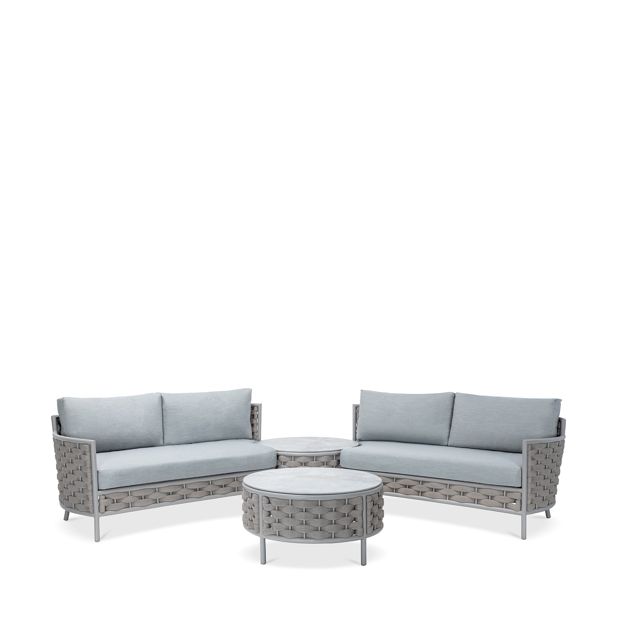 that's living outdoor loop 4-pc corner composition set outdoor sofas & sectionals