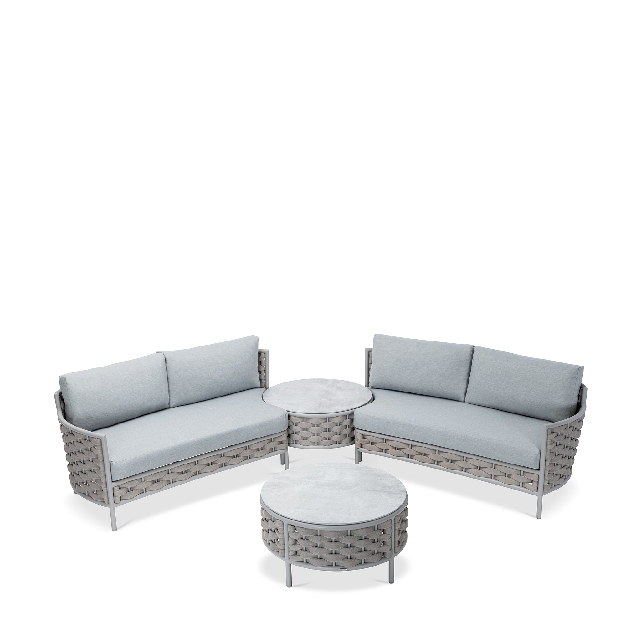 that's living outdoor loop 4-pc corner composition set outdoor sofas & sectionals