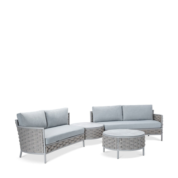 that's living outdoor loop 4-pc corner composition set outdoor sofas & sectionals