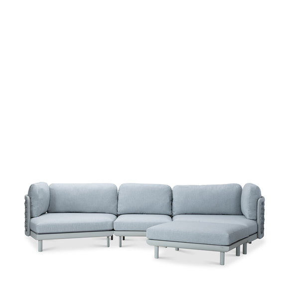 that's living outdoor club - corner composition sofa outdoor sofas & sectionals