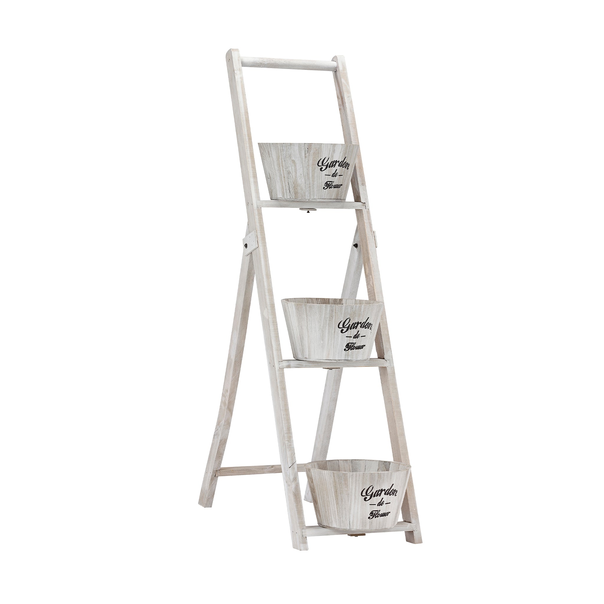 that's living outdoor three-story wooden garden balcony flower frame outdoor decor and accessories