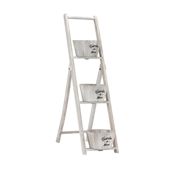 that's living outdoor three-story wooden garden balcony flower frame outdoor decor and accessories