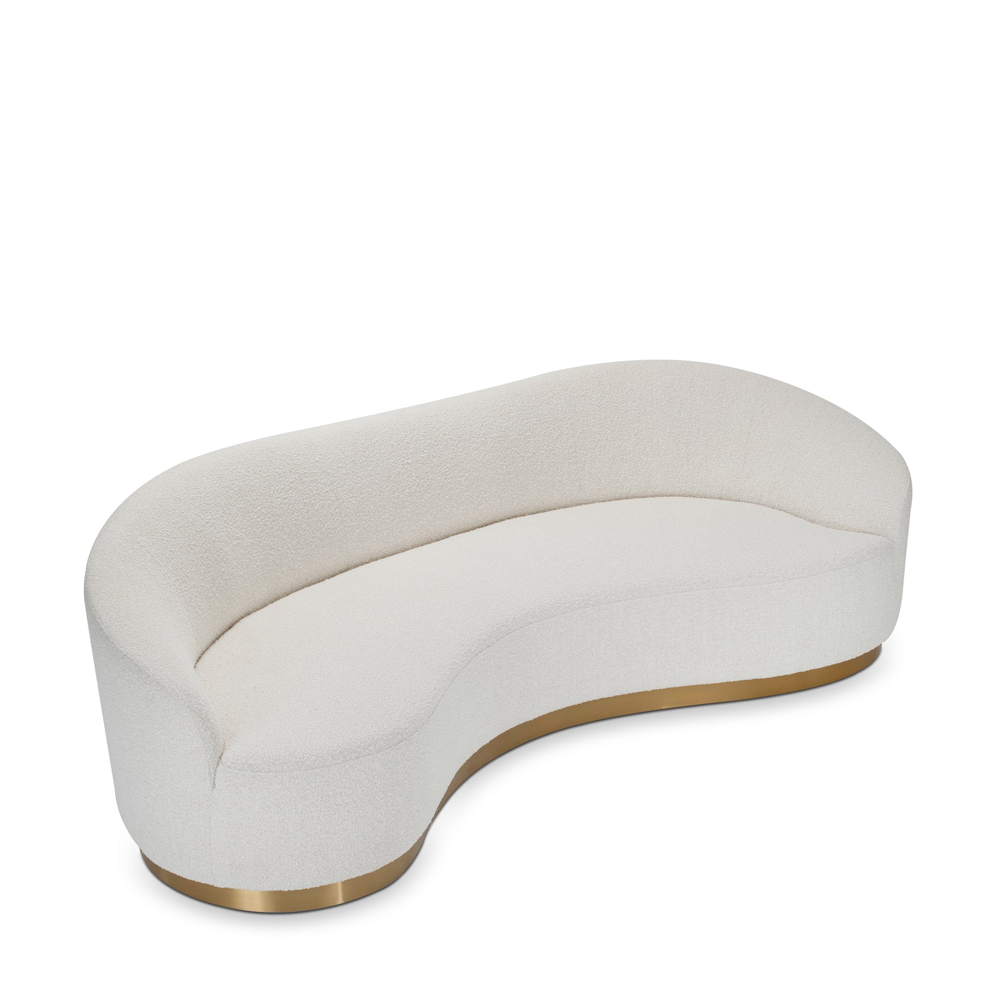 that's living kong beige boucle sofa loveseats & sofas