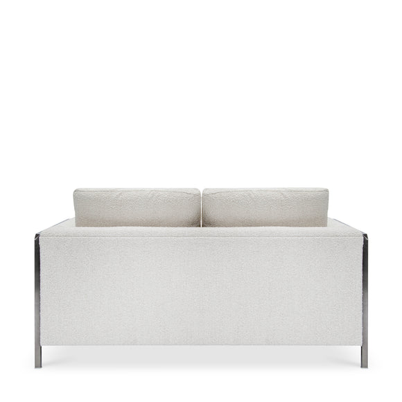 that's living tristan beige boucle loveseat loveseats & sofas