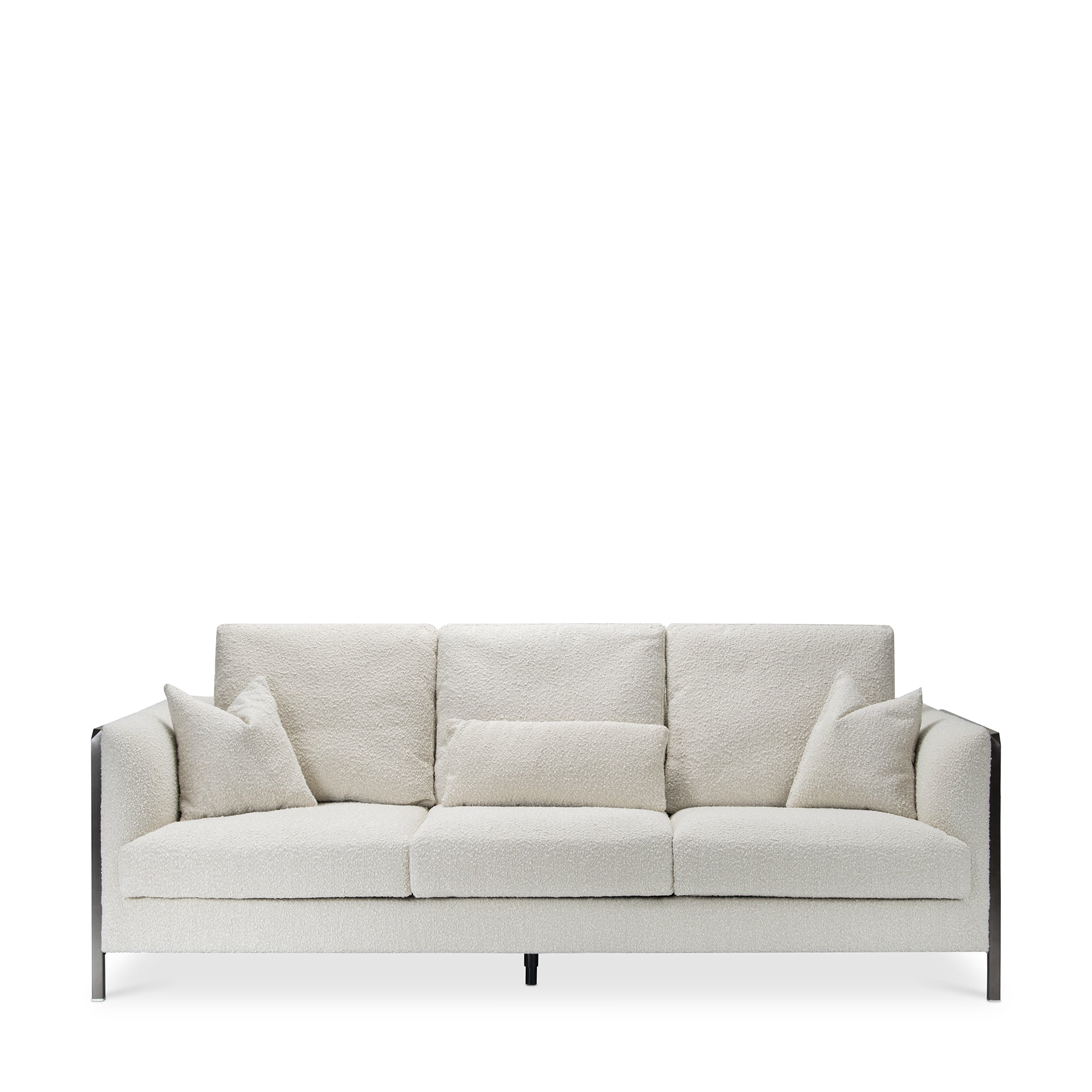 that's living tristan beige boucle 3-seater sofa loveseats & sofas 