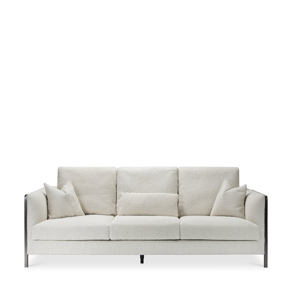 that's living tristan beige boucle 3-seater sofa loveseats & sofas