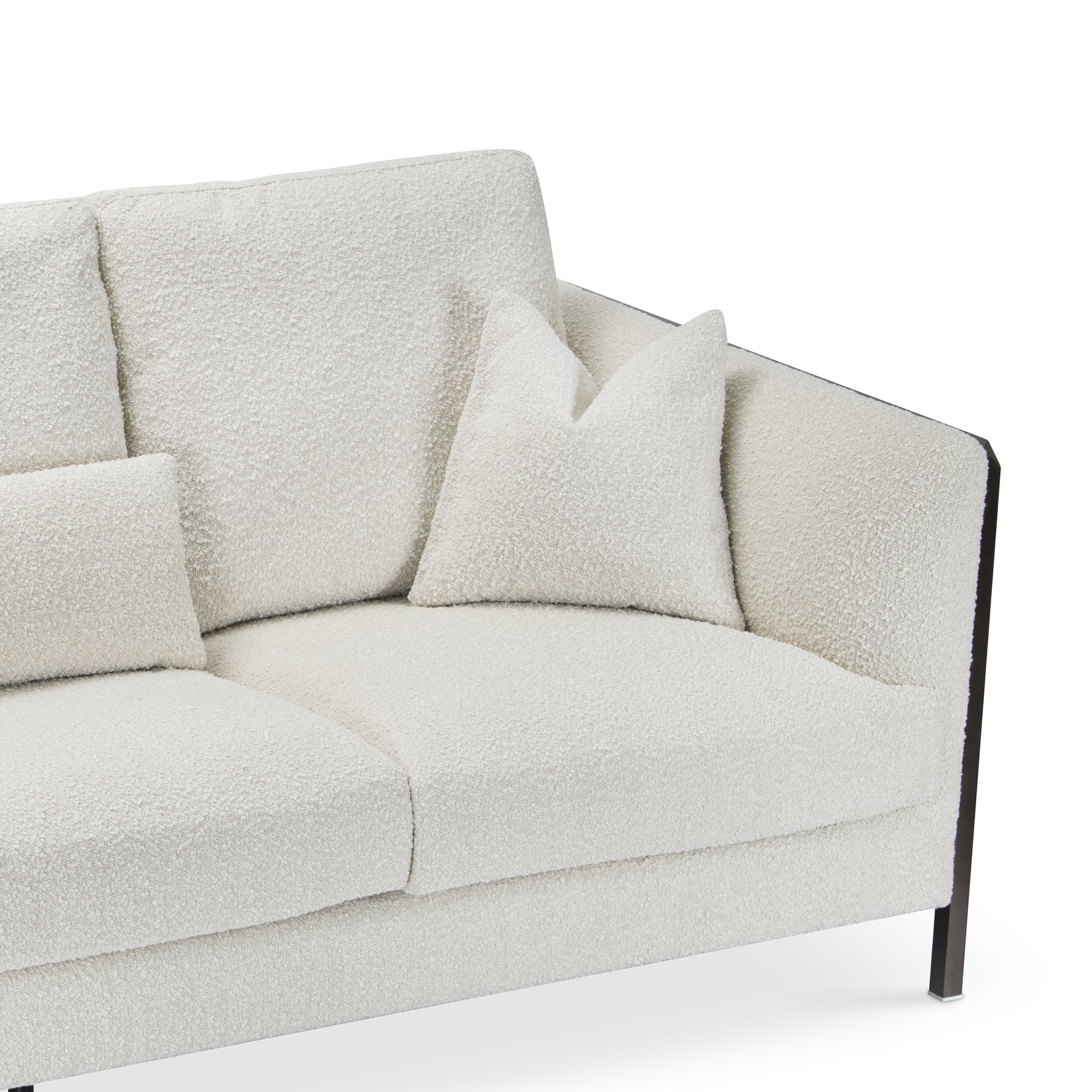 that's living tristan beige boucle 3-seater sofa loveseats & sofas