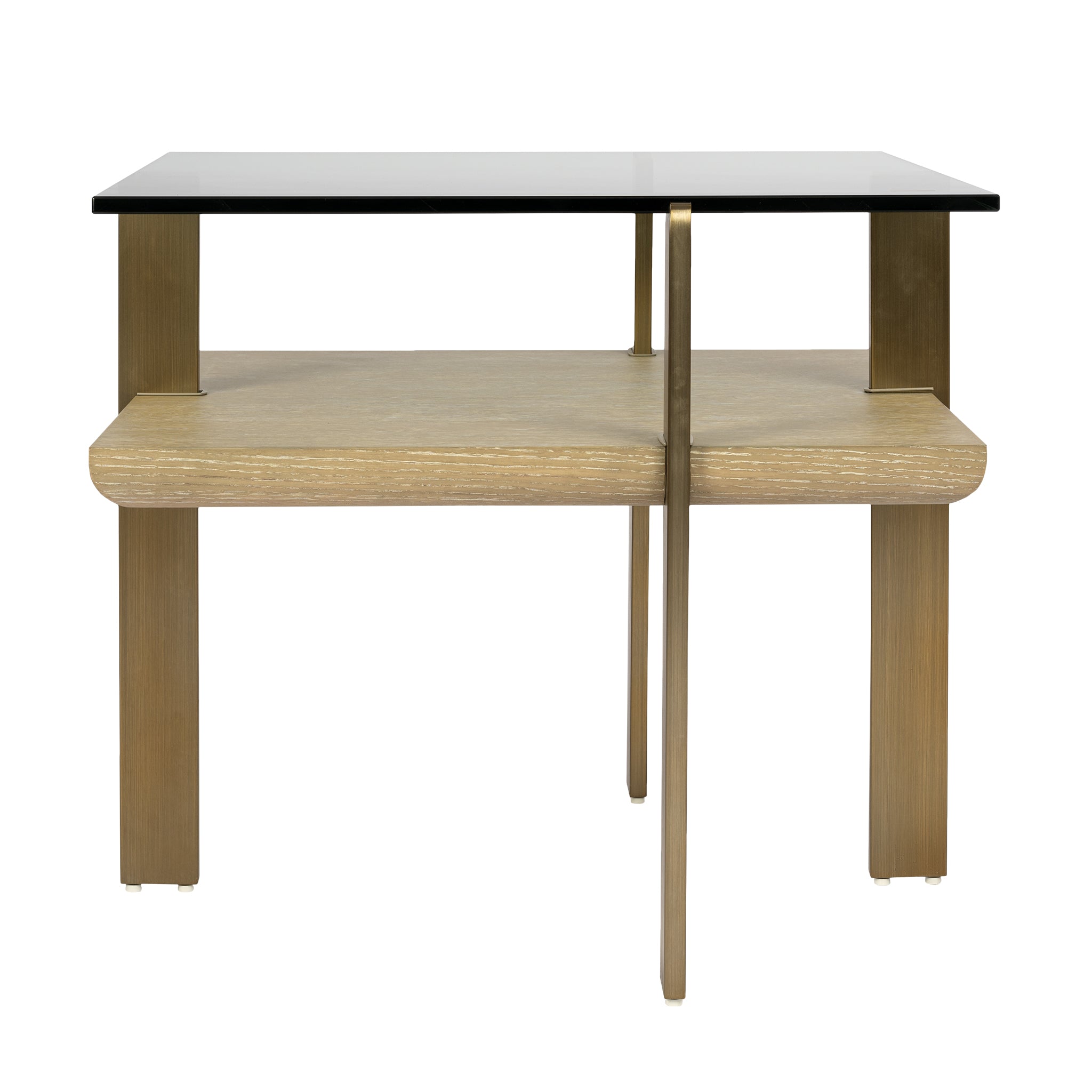 that's living belair greige oak end table end tables