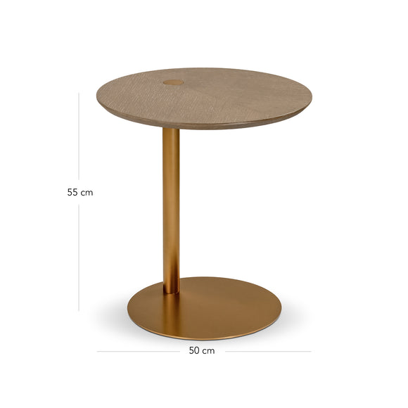 that's living luna greige oak end table end tables