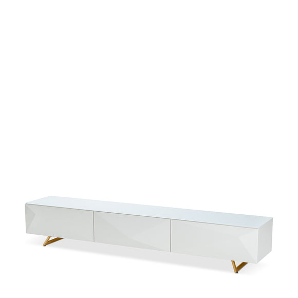 that's living geneva brass tv unit cabinets
