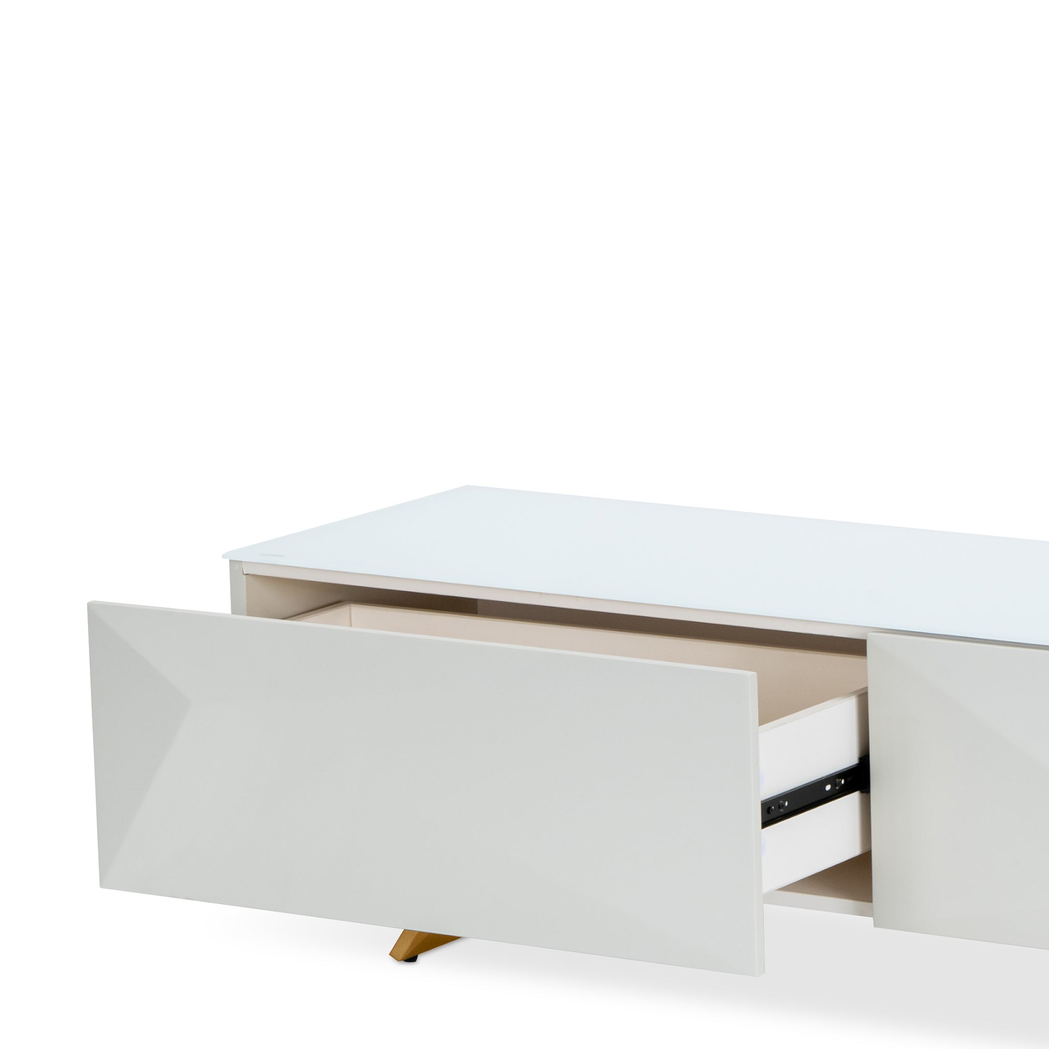 that's living geneva brass tv unit cabinets